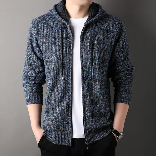 Men's Fashionable Cardigan with Hood and Soft Padded Lining Amarae
