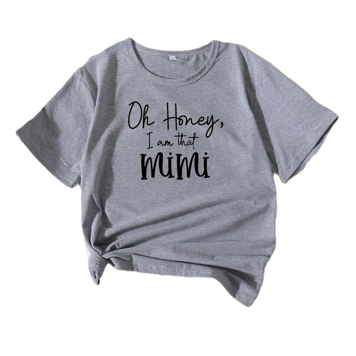 Women playful graphic quotes T-shirt Lune London