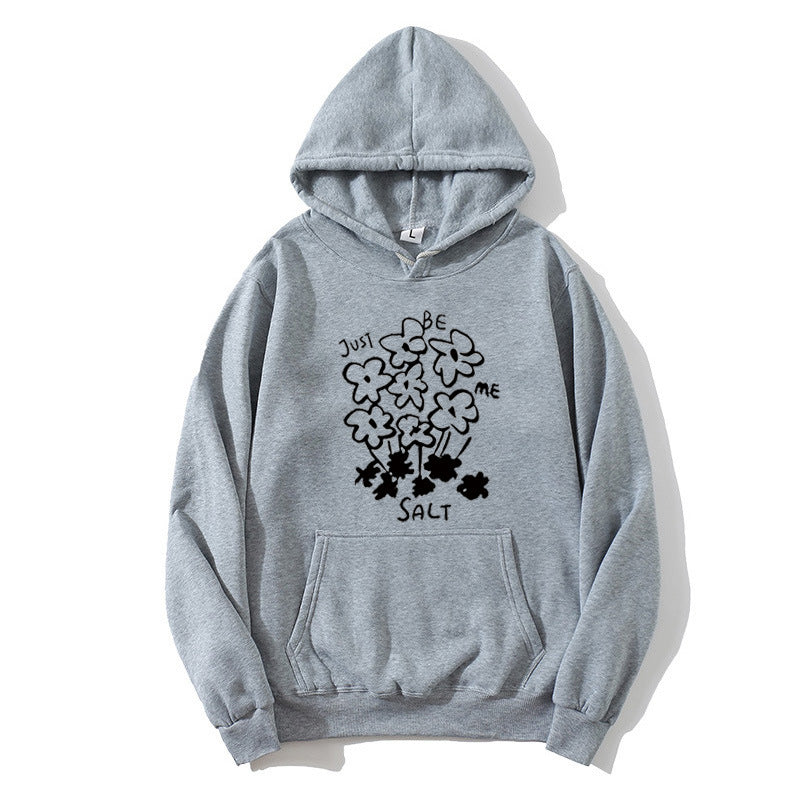 Women's hoodie with artistic floral motif Chic & Stil