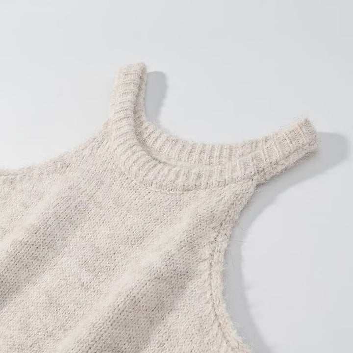 Manteau en tricot doux pour femmes à coupe large et détails élégants Chic & Stil