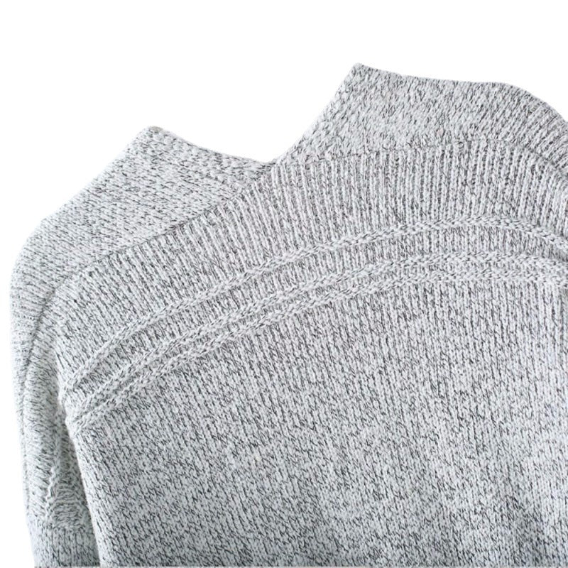 Ladies chunky knit cardigan with open pockets and relaxed silhouette Lune London