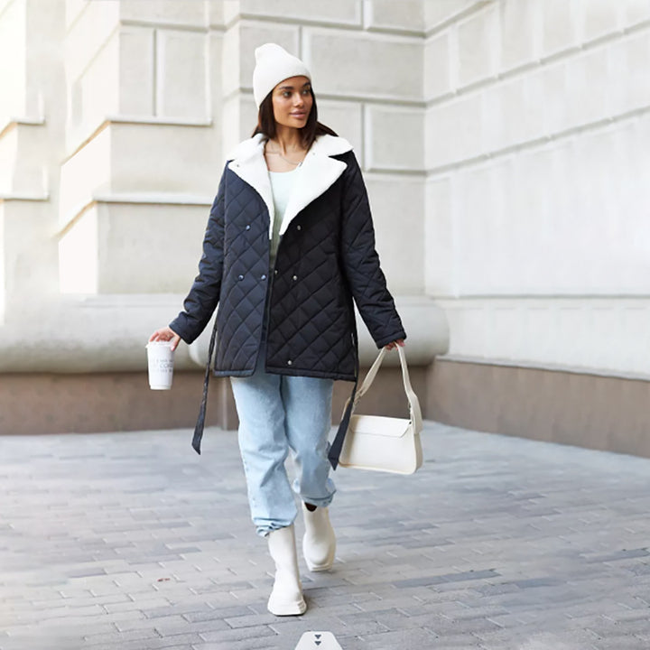 Amarae Women's Quilted Wool Jacket