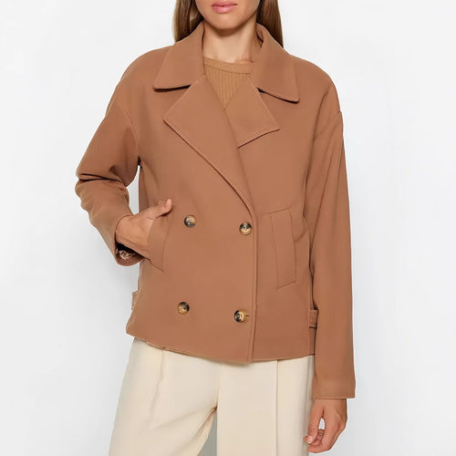 Women's stylish elegant double-breasted coat Amarae