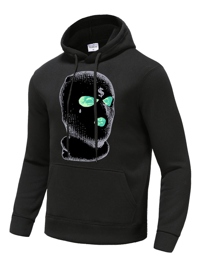 Men's hoodie with original graphic print Lune London