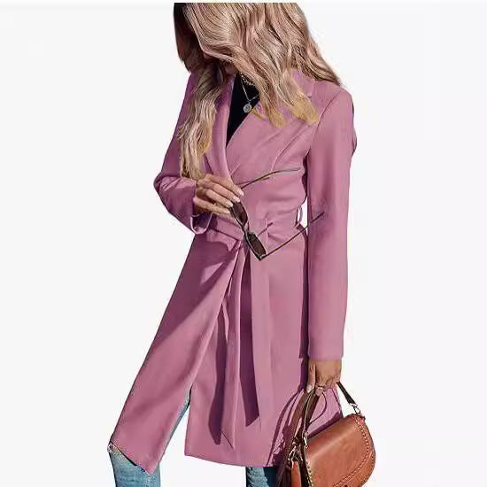 Women Elegant and fashionable Long coat Lune London