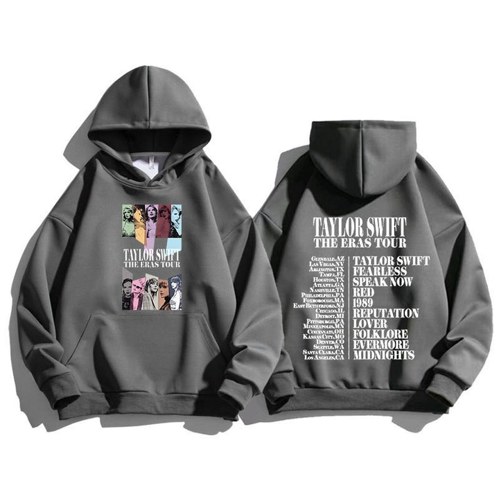 Women's hoodie with artistic motif and inspiring listing Chic & Stil
