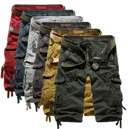 Men's Cargo Shorts with Multiple Pockets Amarae