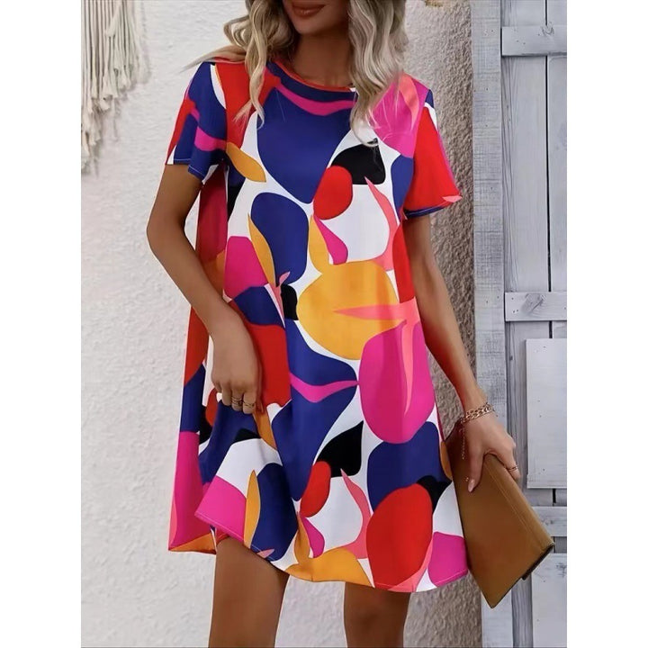 Chic and Stylish Printed Shift Dress for Women