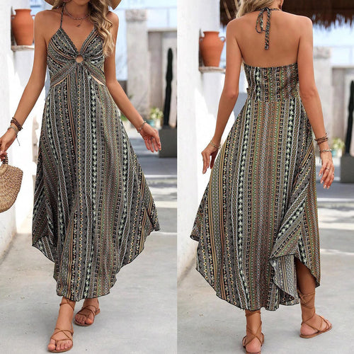 Boho maxi dress for women with empire waist Amarae