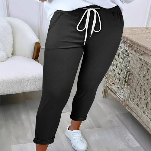 Amarae Women's Leisure Jogging Pants with Elastic Waistband