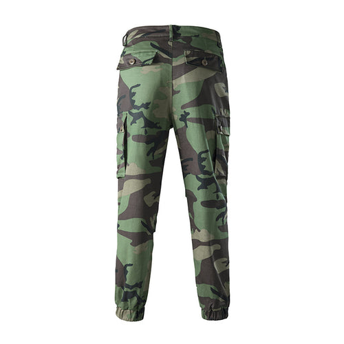 Men's cargo pants with practical side pockets and elastic waistband Amarae