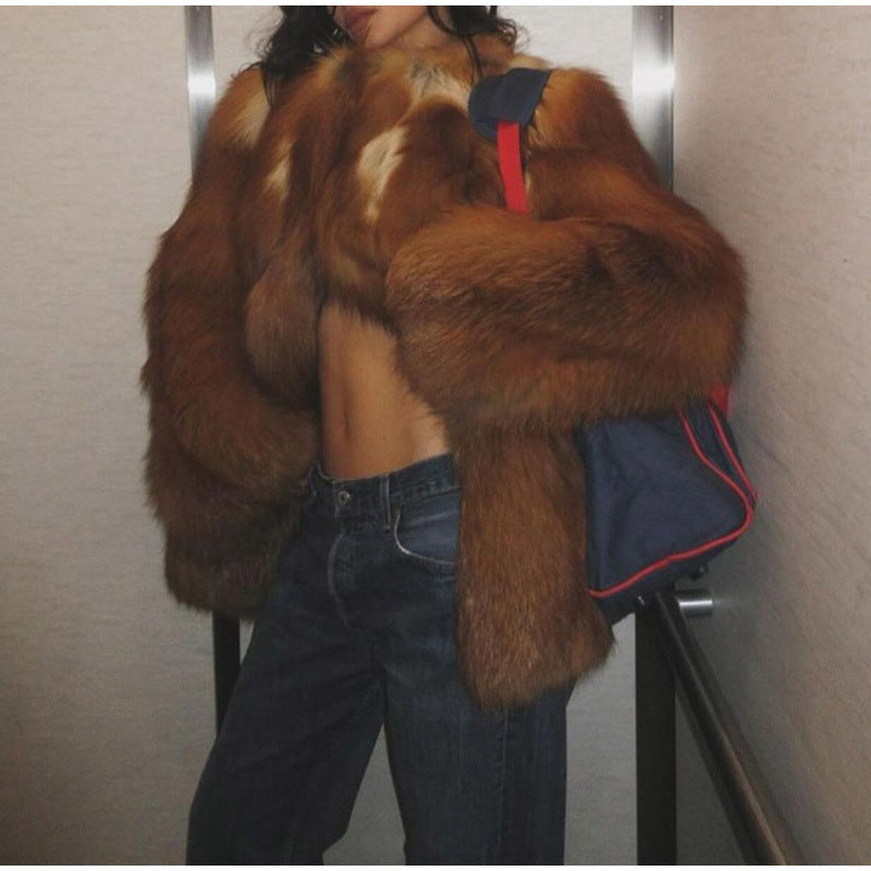 Ladies Amarae Faux Fur Jacket