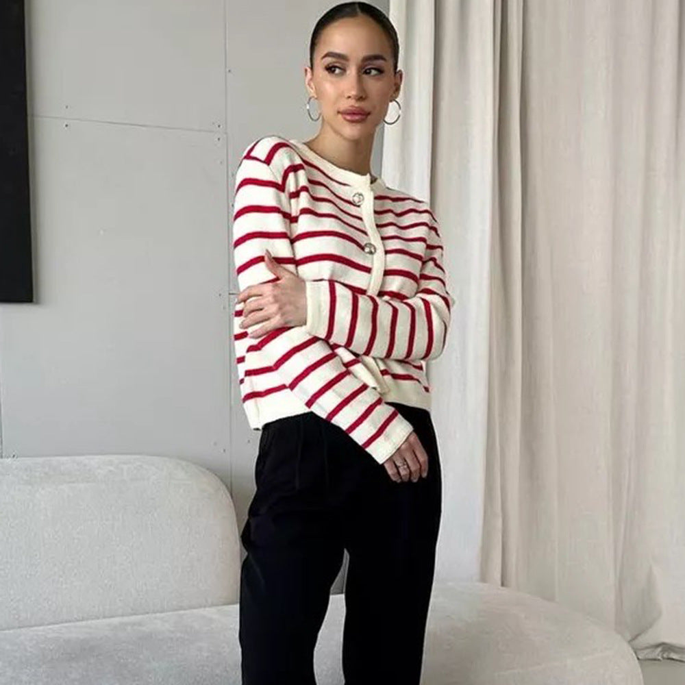 Women striped cardigan Lune London