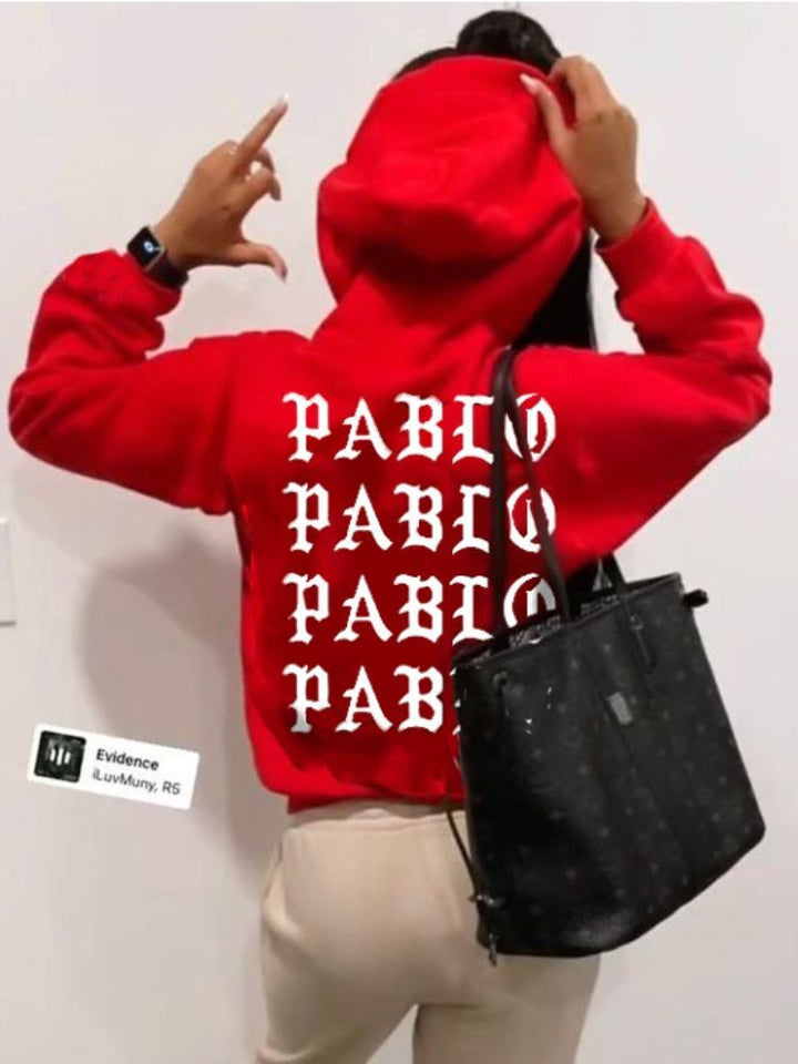 Hooded sweatshirt for women with graphic statement Amarae
