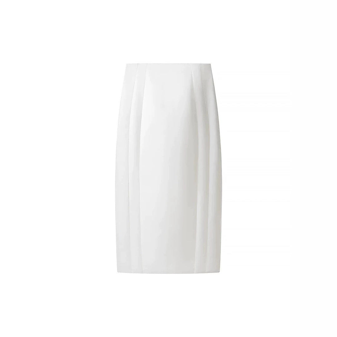 Women's pencil skirt with sculpting seam details and knee-length silhouette Amarae