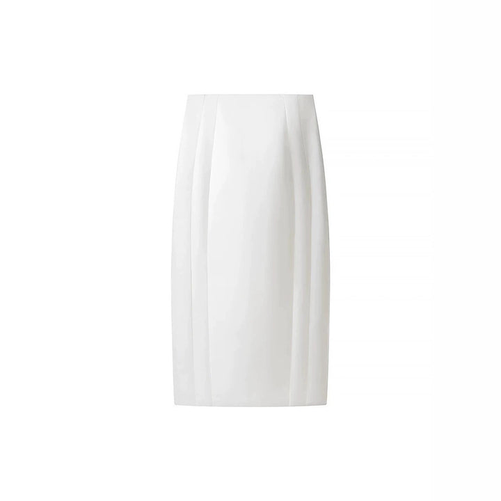 Women's pencil skirt with sculpting seam details and knee-length silhouette Amarae