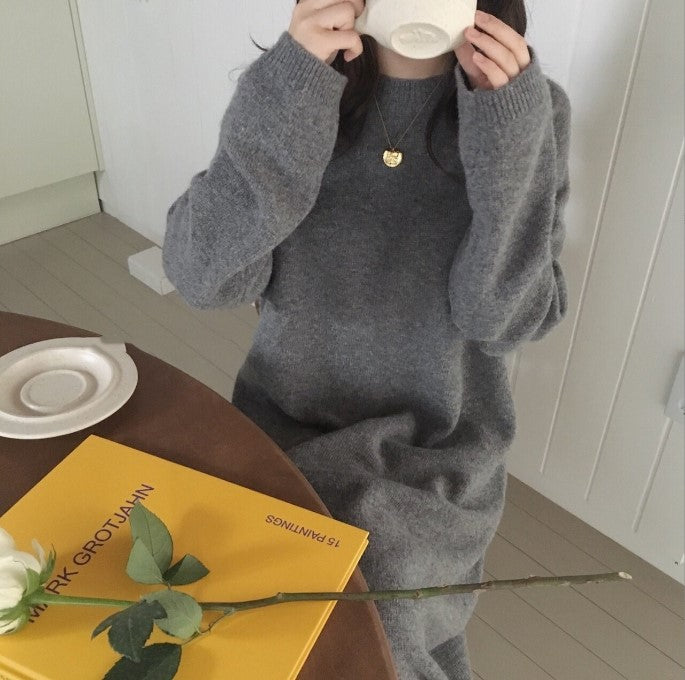 Oversized high-quality wool dress for ladies Lune London