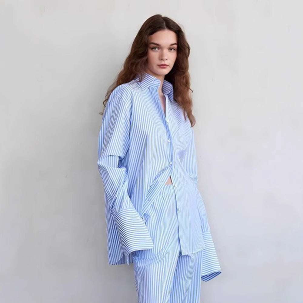 Blouse à manches longues élégante et intemporelle pour femmes Chic & Stil