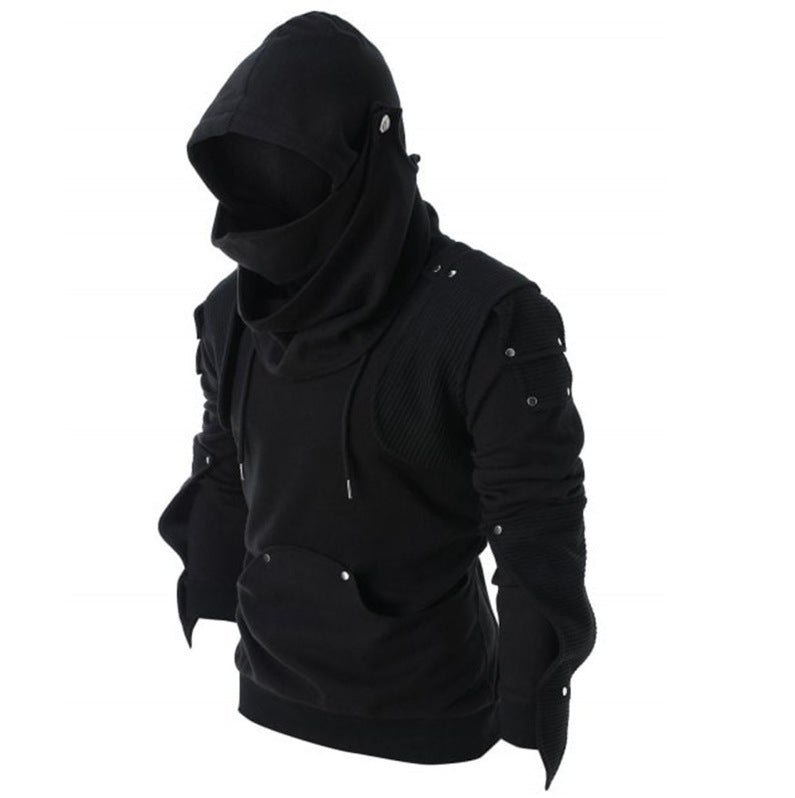 Men's Hoodie with innovative hood design and structured sleeves Lune London