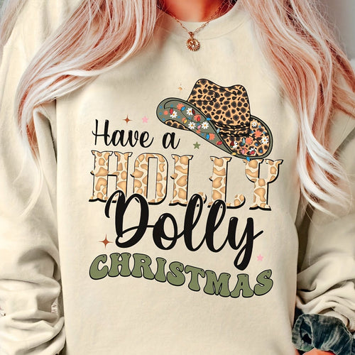 Sweat-shirt pour femmes avec motif de Noël créatif et lettrage élégant Chic & Stil