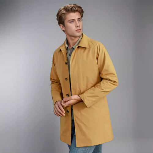 Waterproof transitional jacket for men with practical pockets Amarae