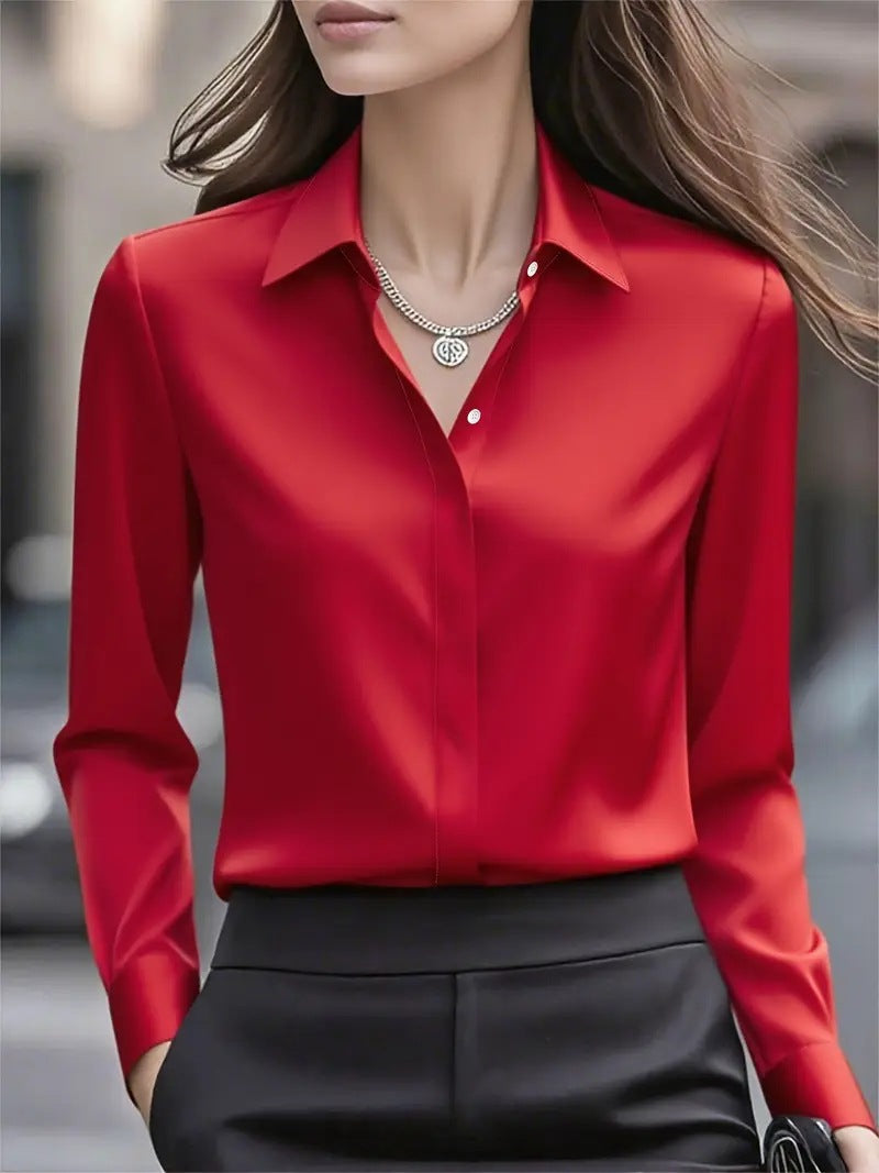 Lune London | Women's Elegant Silk Blouse Timeless