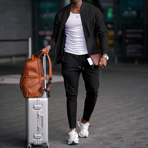 Men's sporty jogging set with a modern cut and breathable material Amarae