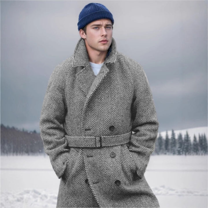 Elegant and warm wool coat for men Lune London