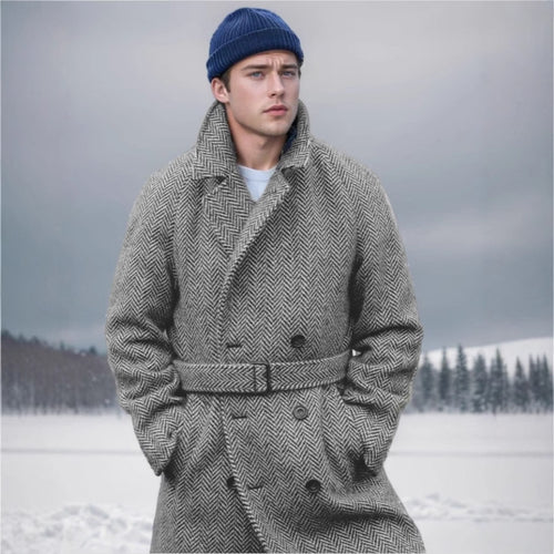 Elegant and warm wool coat for men Amarae