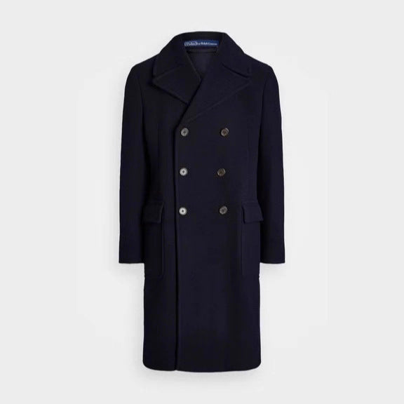 Elegant classic coat for men with removable vest Lune London