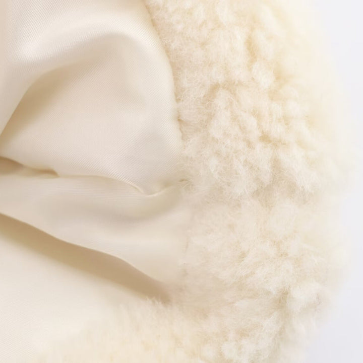 Women's Teddy Fur Jacket with Belt and Soft Lining Lune London