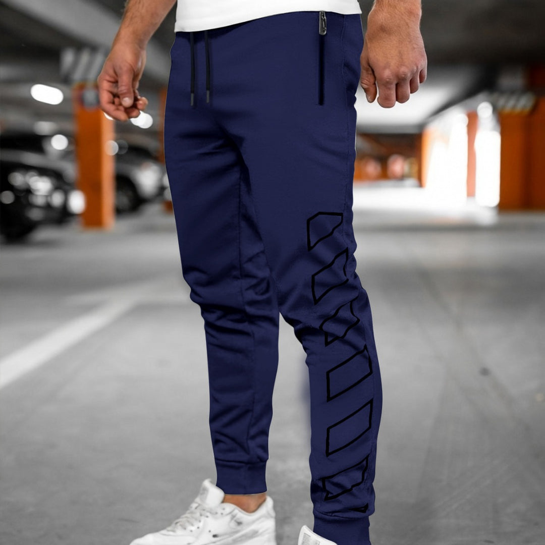 Functional sports pants for men with zippered pockets on the sides and a modern design Lune London