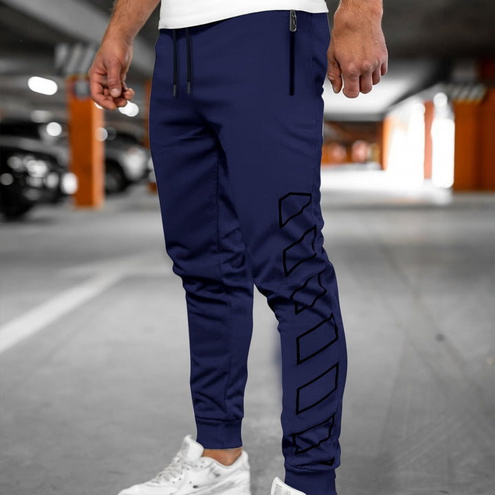 Functional sports pants for men with zippered pockets on the sides and a modern design Lune London