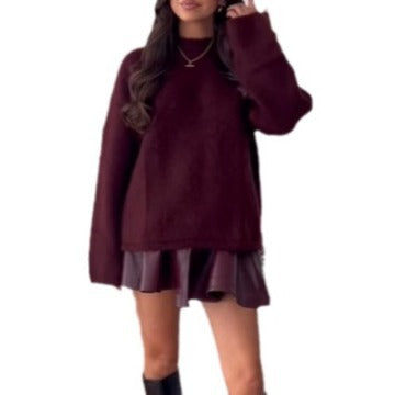 Oversized plush sweater for women with a relaxed fit Lune London