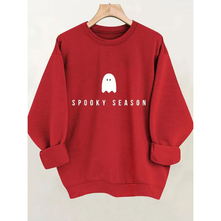 Women's sweatshirt with casual spooky design and soft inner fleece Lune London