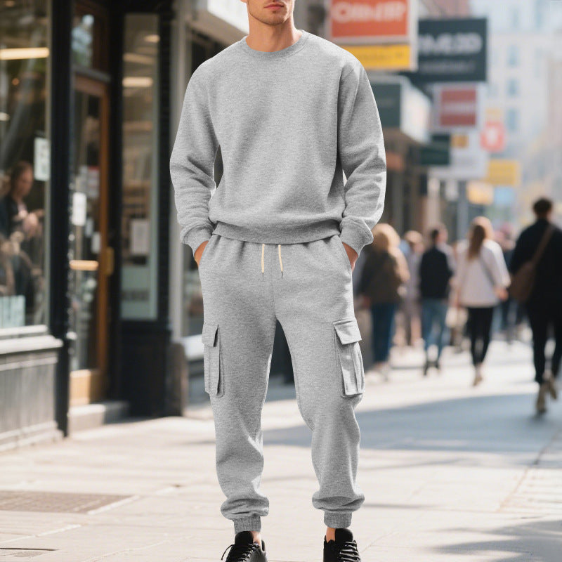 Men's casual sweatshirt and cargo jogger combination Lune London