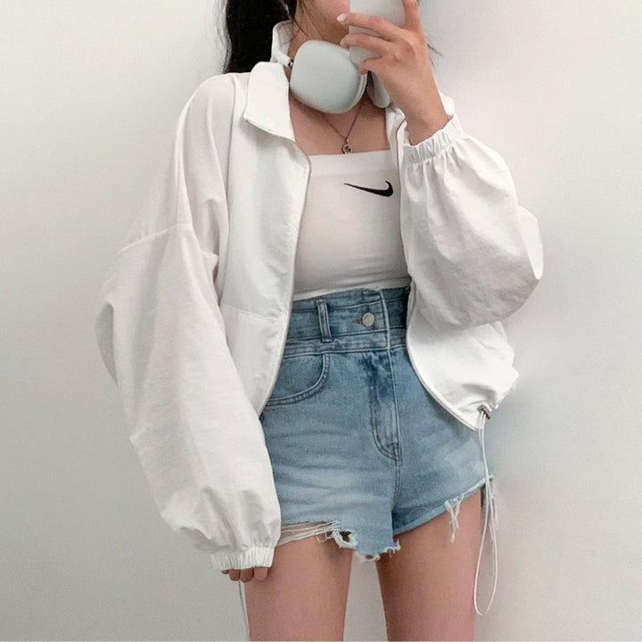 Veste coupe-vent décontractée pour femmes Chic & Stil