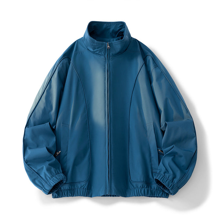 Custom women's transition jacket with elastic waist and practical pockets Lune London
