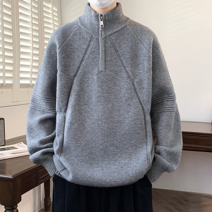 Hooded sweatshirt for women with high collar and handy zip Lune London
