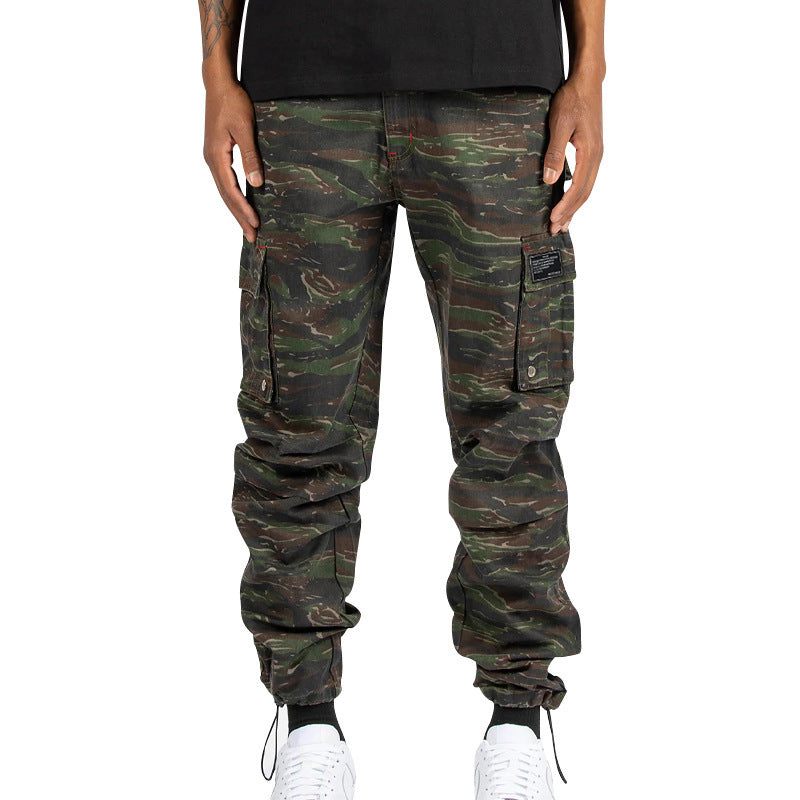 Men's cargo pants with practical pockets and chic and stylish cuffs