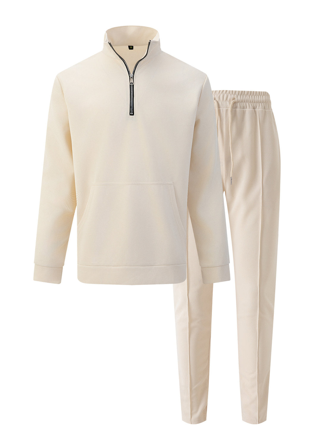 Men's sporty zip-up sweatshirt with comfortable jogger pants Lune London