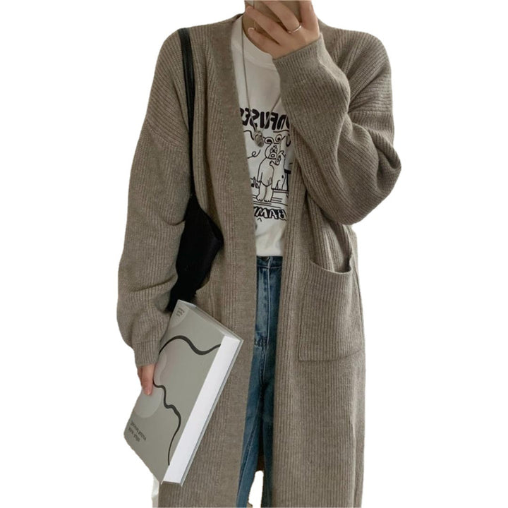 Cardigan en tricot épais pour femmes avec poches et coupe tendance Chic & Stil