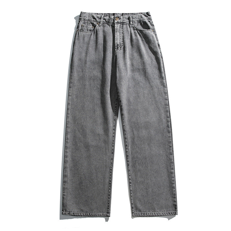 Women's jeans with high waist, straight leg and vintage wash Amarae