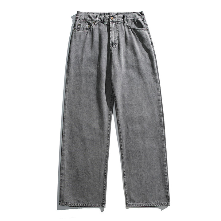 Women's jeans with high waist, straight leg and vintage wash Amarae