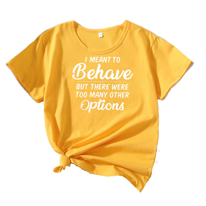 Ladies Casual Humor T-Shirt Lune London