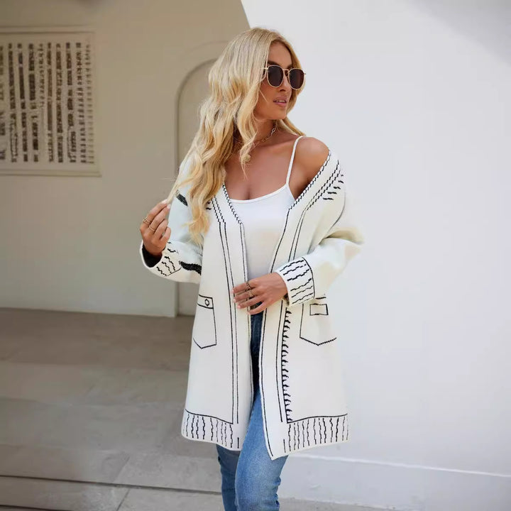 Designer-Inspired Knit Coat for Women Lune London