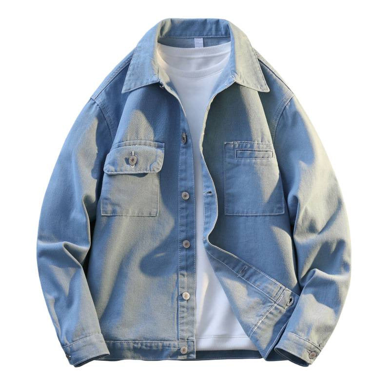 Casual jacket for men with two chest pockets and soft texture Lune London