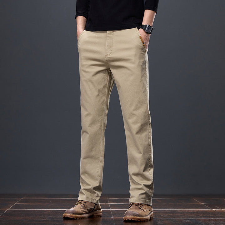 Comfortable chino pants for men with elastic waistband and practical pockets Lune London