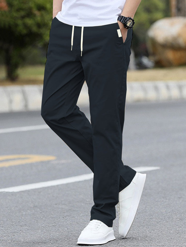 Men's sporty leisure pants with elastic waistband and modern side pockets Amarae