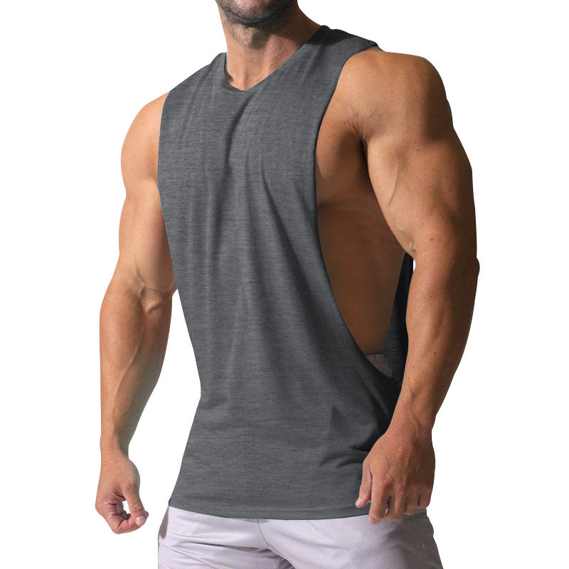Men's sleeveless sports shirt with deep back neckline and breathable material Lune London